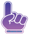 show the pulm with show the one finger as one only,, down in pulm mentioned 1rupay.com
